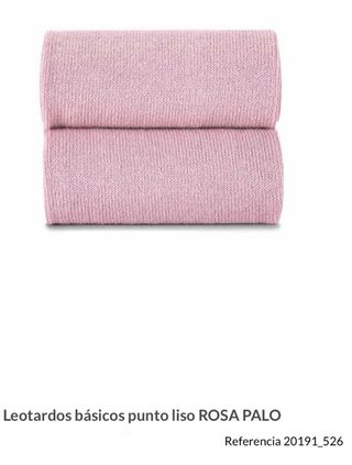 leotardos cóndor rosa palo lisos
