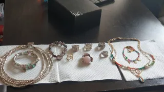 Conjunto Joyas Mujer: Collares, Anillos, Pulseras