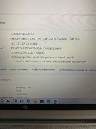 HP 440 G8 Portátil i5 11ª Gen 8/16GB RAM 256GB SSD