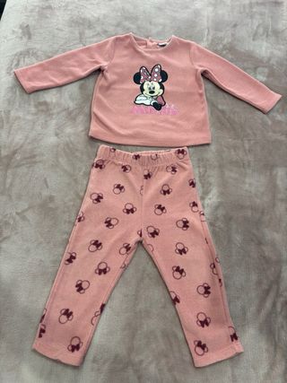 Pijama Minnie Mouse Rosa