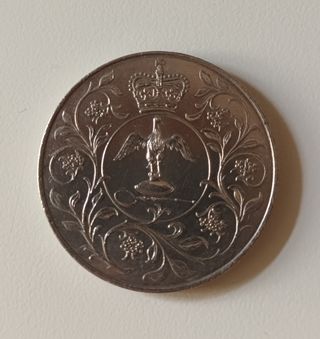 Moneda Isabel II 1977