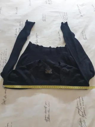 Chaqueta corta estilo torera mujer 30% lana fina