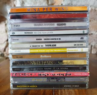 Lotto 12 CD italiani Mina Nomadi Palma Rettore