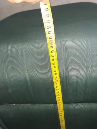 Puf -taburete  verde de tela ver medidas