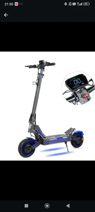 Patinete Ecoxtrem M41 2000w ultimate
 Dual Motor