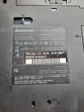 Lenovo T410 Portátil Negro