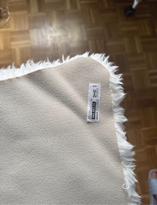 Alfombra suave blanca