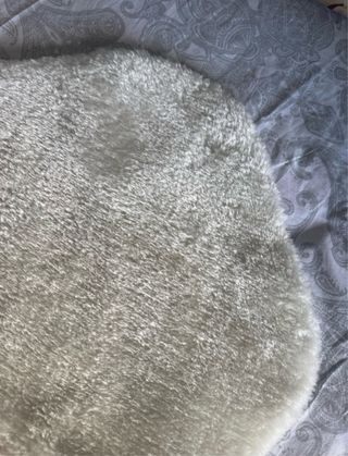 Alfombra suave blanca
