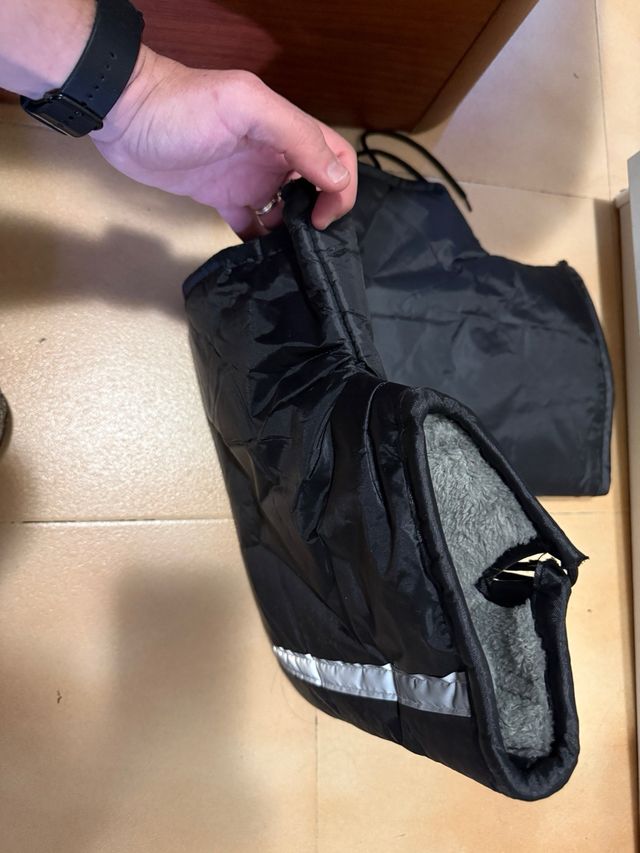 Manoplas Moto Impermeables Negro