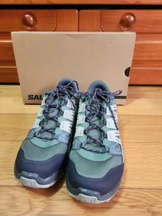 Salomon Zapatillas Senderismo Gris/Verde