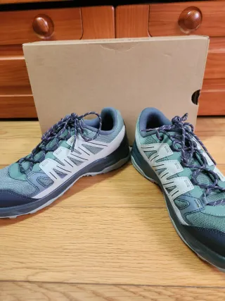 Salomon Zapatillas Senderismo Gris/Verde