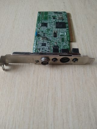 Tarjeta para PC con entrada de antena tv 
