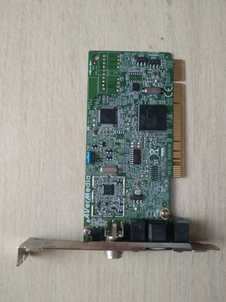 Tarjeta para PC con entrada de antena tv 
