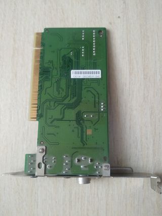 Tarjeta para PC con entrada de antena tv 
