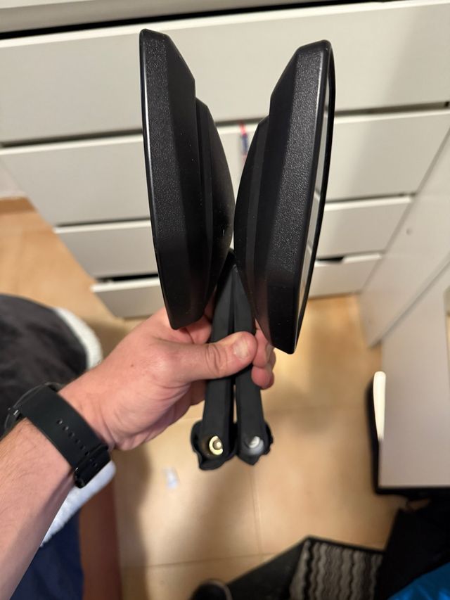 Espejos Retrovisores Moto Negros