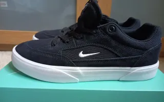 Zapatillas Nike Piel Negra Talla 38.5 Unisex