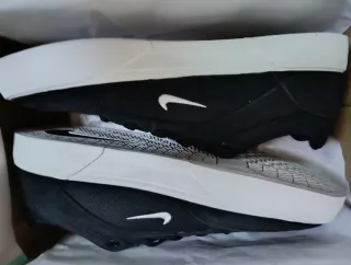 Zapatillas Nike Piel Negra Talla 38.5 Unisex
