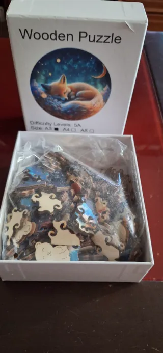Puzzle de Madera Zorro Durmiendo