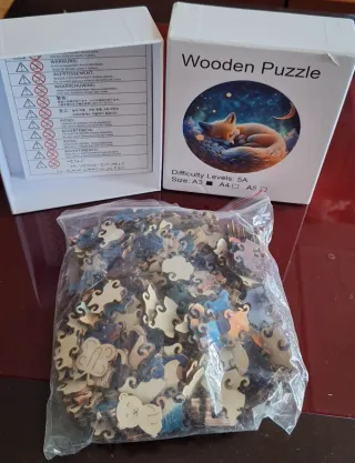 Puzzle de Madera Zorro Durmiendo