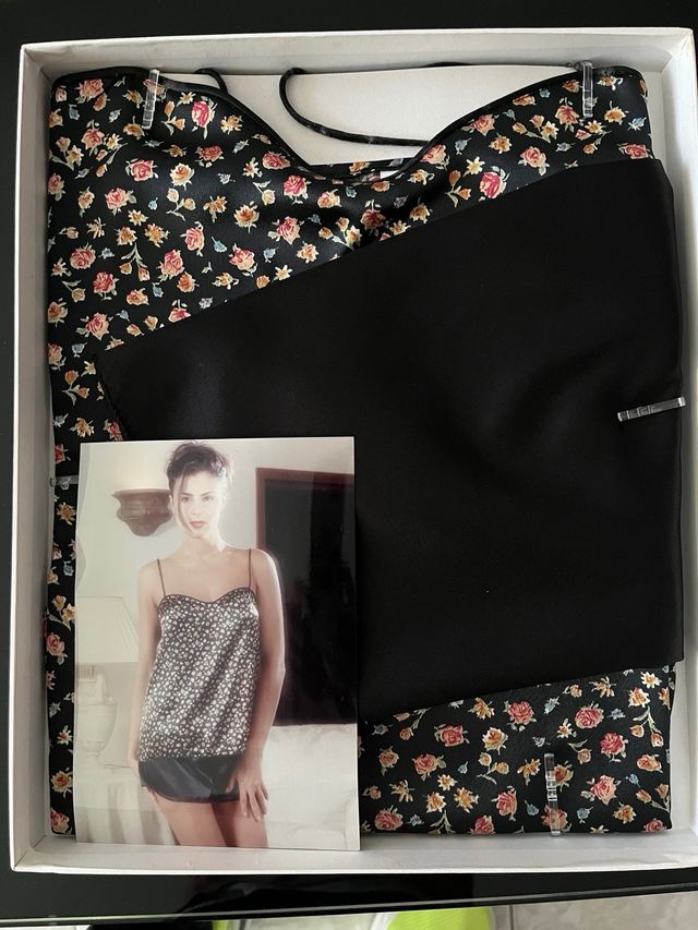 Lote lencería seda italiana excedente stock fábric