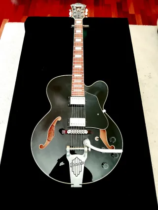 Guitarra Ibanez Semicaja Negra