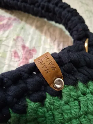 Bolso BELLA de crochet multicolor 