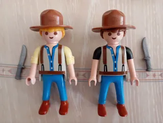 Playmobil Oeste Figuras con Cuchillos