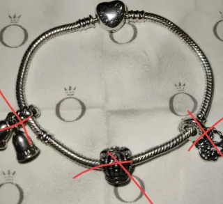 Pulsera Pandora Original Plata Corazón