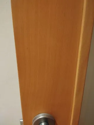 Puerta de haya vaporizada para pasillo 102,5x72