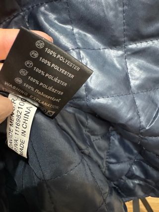 Chaqueta negra hombre