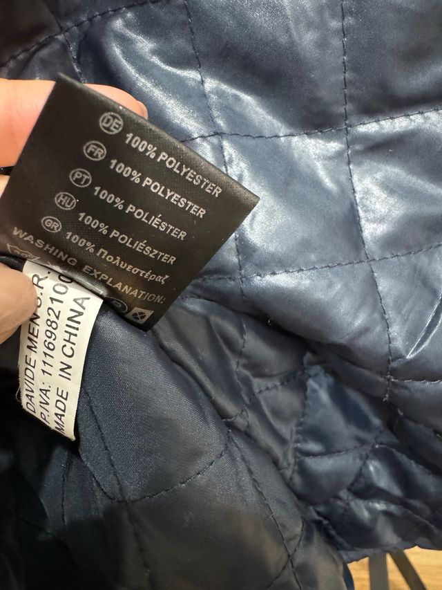 Chaqueta negra hombre