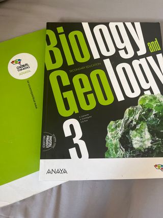 LIBRO BIOLOGIA Y GEOLOGIA 3 ESO BILINGÜE