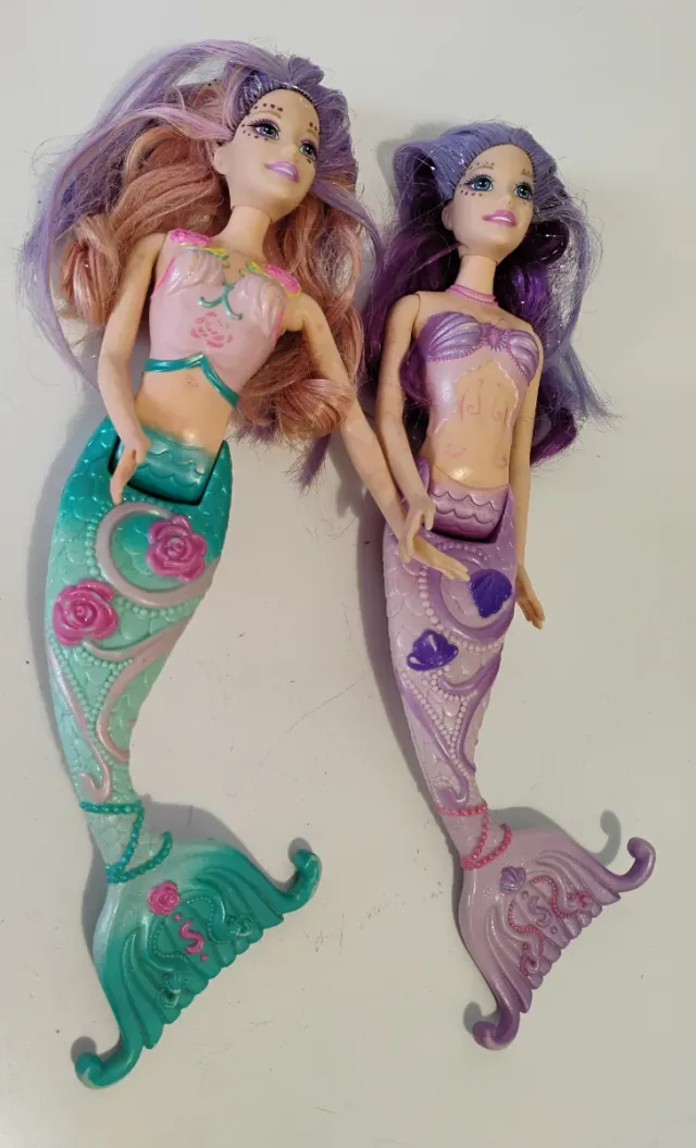 Lote 2 Barbies Sirenas Mermaidi