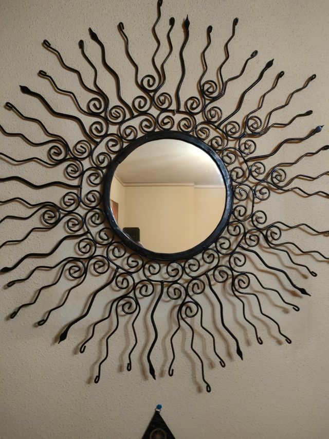 URGE VENTA por mudanza Espejo Sol Negro Hierro For