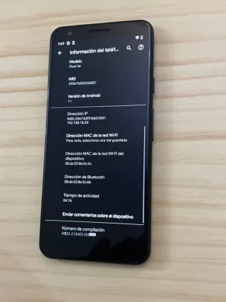 Google Pixel 3a 64GB LTE  Negro