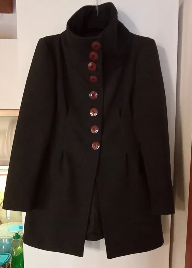 Cappotto donna antracite scuro tg M