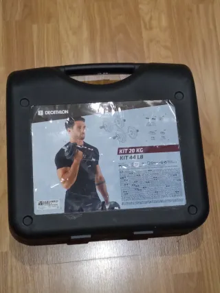 Mancuernas ajustables 20kg con maletín