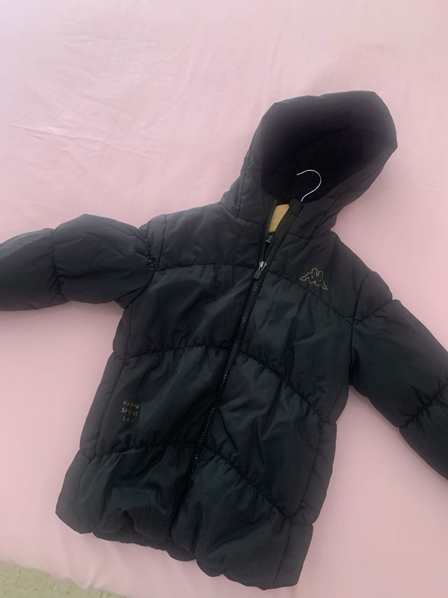 Chaqueta Kappa niño negra
