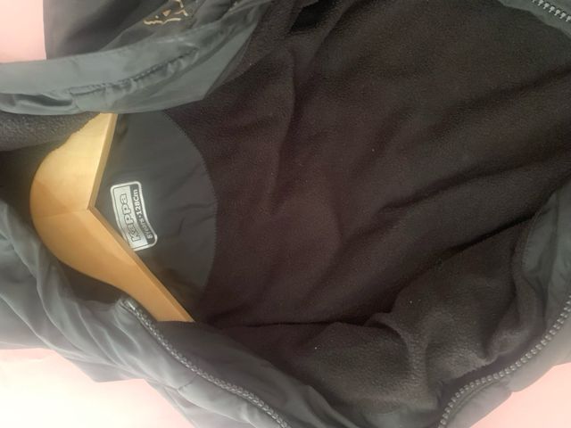 Chaqueta Kappa niño negra