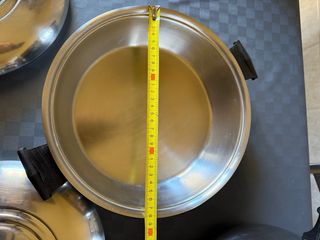 Set Pentole solide in Acciaio Inox