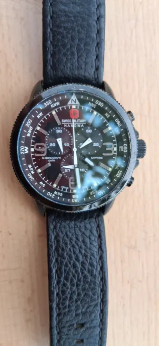 Reloj swiss military hanova Negro