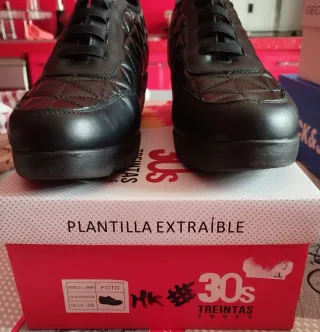 Zapatos Mujer Treintas Talla 39 Negros