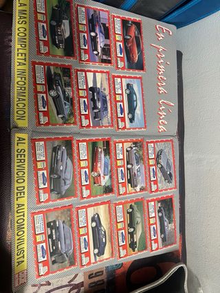 Álbum Cromos Coches Actuales Gigantes