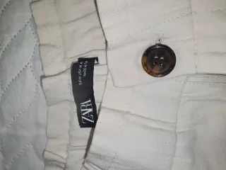 Pantalón Zara Beige Talla M