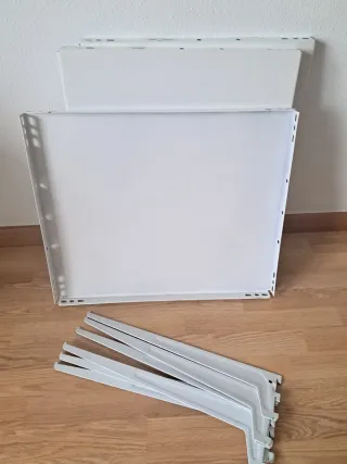 3 Baldas 60x50 + 6 Soportes Metal