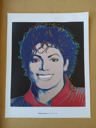 Michael Jackson Andy Warhol 1984 Póster
