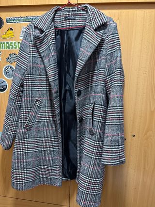 Chaqueta de cuadros mujer