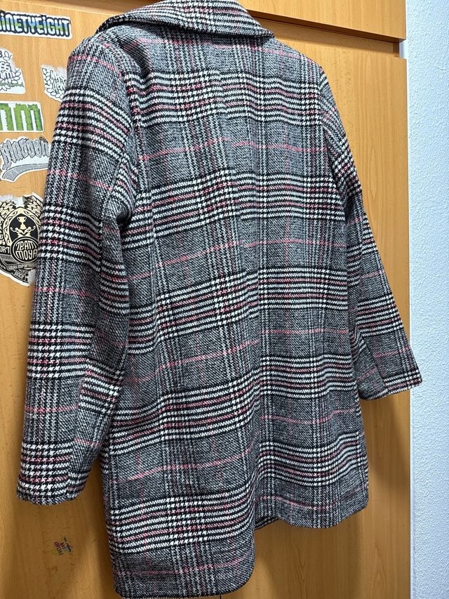 Chaqueta de cuadros mujer