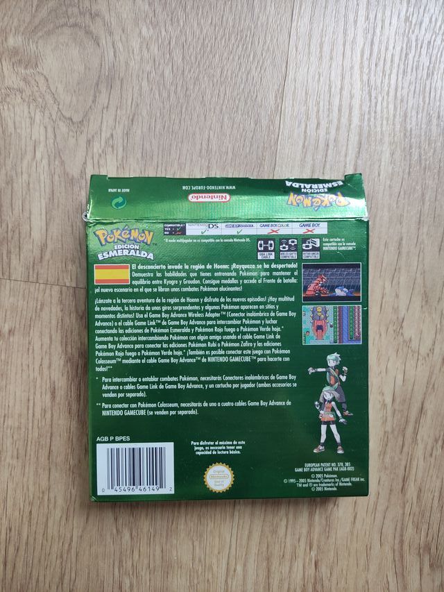 Pokemon Esmeralda Edición Game Boy Advance