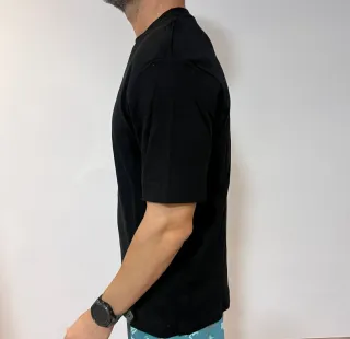 Camiseta Negra Zara Talla L